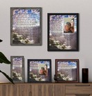 If Tears Could Build A Stairway Memorial Picture Frame  Sympathy Gift For Loss