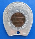 Encased Cent Lincoln Penny Good Luck Lucky Token   Silver City Casino Las Vegas