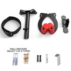 Horizontal Bike Wall Mount Heavy Duty Adjustable Arms 110lbs