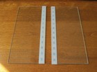 Wurlitzer 320 Wallbox Selection Title Strip Glass Pair
