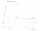 Cup Beverage Holder Side Trim For 379 Peterbilt 2001-05 Stainless Gg 67951