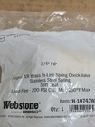 Qty  3 Nibco Webstone H-10743w Check Valve 3 4  Brass 250 F 200 Psi Fnpt