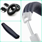 Replacement Earpads And Headband For Bose Quietcomfort Qc15 Qc2 Black
