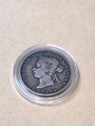 1882 H Silver 25 Cents Canadian Coin Circulated Very Fine Quarter Dollar 1882h
