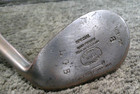 Vintage Tom Stewart Wood Shaft Line Face Niblick Larger Head