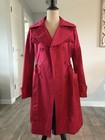 Hot Pink Trench Coat Aso Miley Cyrus hannah Montana Best Of Both Worlds Concert