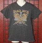 Hard Rock Cafe Puerto Vallarta Dueling Guitars V-neck T-shirt Size Large 