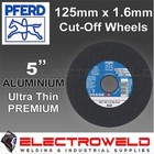 Pferd 125mm 5  Aluminium Cutting Discs  Thin Cut Off Wheels  Angle Grinder Metal