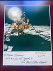 Alan Shepard   Apollo 14 Astronaut   Hand Signed Lunar Photo Autograph   Nasa