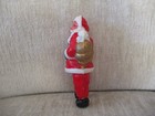Vintage Empire Made Celluloid hard Plastic Santa Claus Ornament Size 4  
