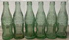 Lot Of 6 Vintage Coca-cola Bottles 6 Fl  Oz  From 5 Different States 1957-1989