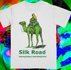 Silk Road Anonymous Marketplace Logo Promo Vintage Washed White T-shirt