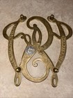 Vintage Brass Williamsburg George Washington Cypher Bicentennial Trivet