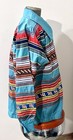 Vintage Seminole Indian Patchwork Shirt Jacket Ric Rac Native American Sz L