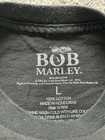 Vintage Bob Marley Roots Rock Reggae Graphic Black Cotton T-shirt Men s L