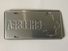 Rare Nos Vintage Chelsea Bulldogs Booster License Plate Michigan All Original