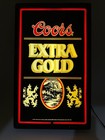Original 1985 Coors Extra Gold Beer Lighted Sign Bar Pub Vintage Alcohol Old