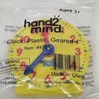 New Kids Hand2mind Yellow Learning Geared Clock Size 4 