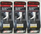 3 Pairs Snap-on Crew Socks Men s Black X-large  free Shipping  Made In Usa  new 