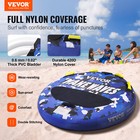 Vevor Inflatable Towable Tube For Boating 1-2 Rider 51 8in Round Tube Watersport