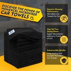 Black Microfiber Cleaning Cloth 12 Pack  12 5 X 12 5 Inch Microfiber Towels For 