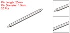 20pcs Watch Band Pin 18mm Stainless Steel Spring Bar Pins 1 5mm Dia 