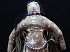 Native American Beaded Leather  ghost Dance  Doll  Two Sided   Ott-0426 09194