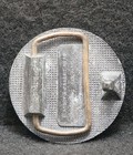 Wh09112 Very Cool Vintage 1970s    playboy Bunny Head    Magazine Belt Buckle