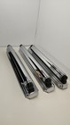 Lot Of 3 Vintage Art Deco Chrome 17     Lumiline Light Fixtures W bulbs