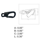 Snap Auto Locking Carabiner 32kn Aluminum Alloy Rock Climbing Carabiner D Shaped