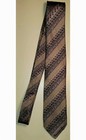 Dominique France New York Paris -palace Guard- Vintage Skinny Silk Necktie Tie