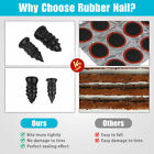 82pcs Car Vacuum Tire Repair Nail Rubber Screw Nails Screwdriver Tool W box Us