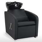 Barberpub Backwash Shampoo Station Chair  Salon Ceramic Hair Wash Bowl 9370