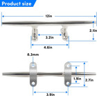 8 10 12 15 Inch Dock Cleats - 316 Stainless Steel Boat Cleats Boat Dock Cleats o