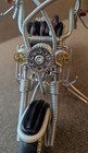 Harley Motorcycle Art Decor Twisted Wire Sculpture Steampunk Unusual Rare 
