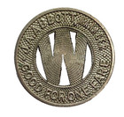 Pensacola Florida Coach Corporation Transit Token Coin Nickel Silver W Cutout
