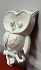 Sexton Owl Wall Hanging Metal Plaque 1970 s Owls Nighttime Nature Birds Vintage