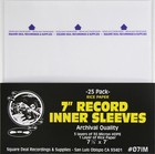  100  7  45rpm Rice Paper Insert Plastic Record Inner Sleeves Vinyl Archival