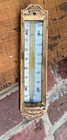 Antiq Industrial Themometer Gauges W Brass Copper Fittings Steampunk Lot Of 3