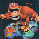 1995 Funky Kong Surf T-shirt Black Vintage Retro Graphic Tee Unisex S-5xl