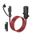 Groovely 3ft 7 Pin Trailer Plug Adapter To 2 Pin Sae Power Plug   7 3ft 0 9m