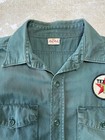 True Vintage 1950s King Kole Texico Button-up Employee Shirt Petroleum Gussets