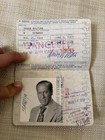 Vintage 1977 U s  Passport Hans Wolters Germany Immigrant Historical Document