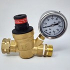 Solimeta Adjustable Lead-free Brass Rv Pressure Regulator W  Gauge 160psi Filter