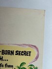 Original Vintage The Leech Woman 14 X 22 Window Card Poster 1960