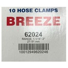 Box Of 100 Sae  24 Stainless Steel 1-1 16 To 2 Worm Gear Hose Clamp 1 2 Band Usa