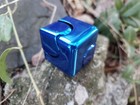 New Blue All Metal Fidget Spinner Cube Toy Boys Girls Kids Adults Adhd Stress 