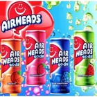 Airheads Soda 4 Pack Blue Raspberry Orange Watermelon Strawberry Variety Cans