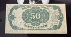 50c 5th Issue William H  Crawford Fractional Currency Note