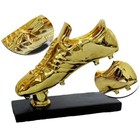 Football Match Soccer Fans Souvenir Gold Shoe Trophy Resin Award Gift Birthday